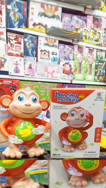 اسباب بازی میمون باطری خور