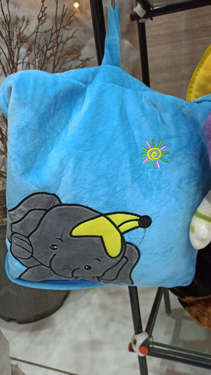 عروسک کیفی پتو دار