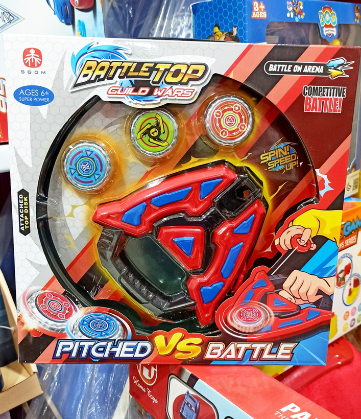 اسباب بازی فرفره انفجاری فلزی با زمین بازی