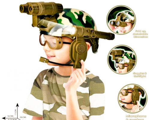 اسباب بازی کلاه ارتشی باطری خور