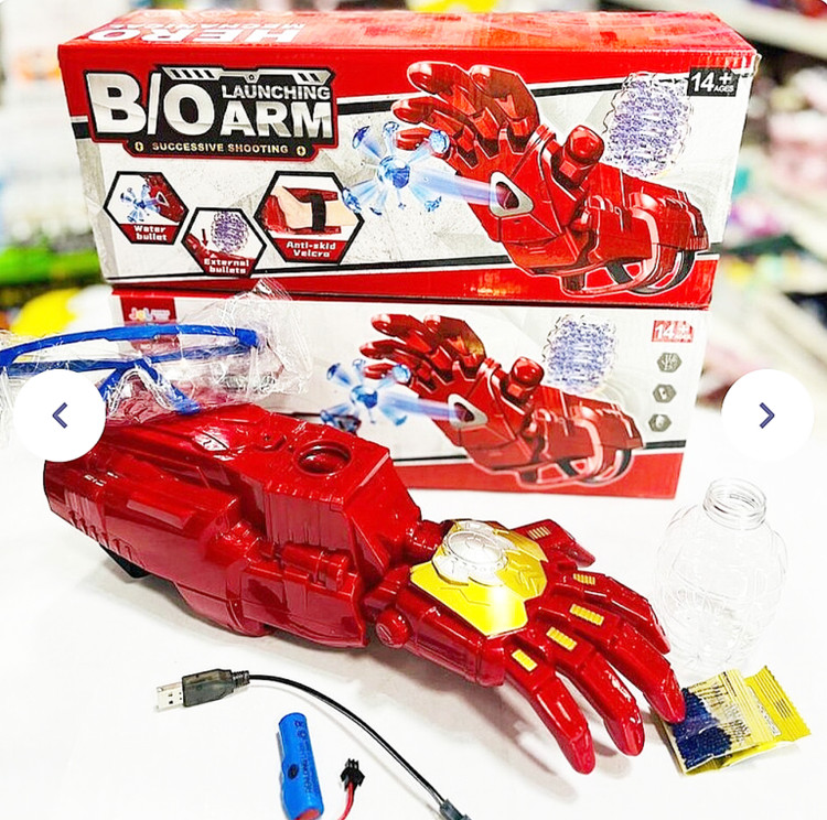 اسباب بازی دستکش آیرومن تیر پرتابی