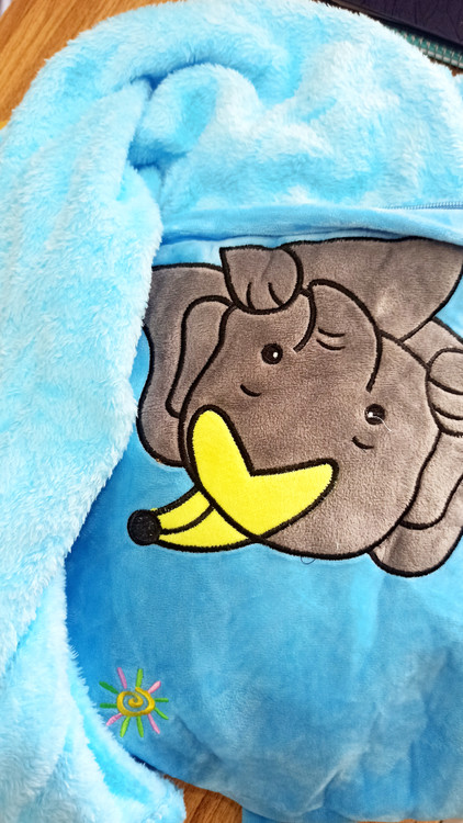 عروسک فیل پتو دار