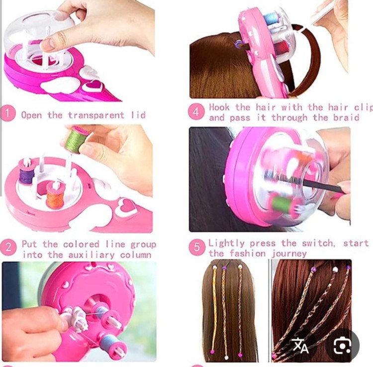 اسباب بازی آرایشی مو بافت دخترانه