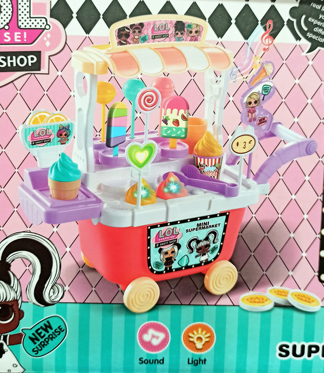 اسباب بازی چرخ بستنی ساز LOL