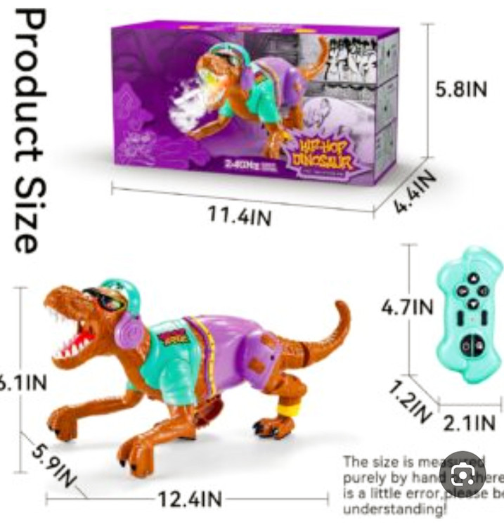 اسباب بازی دایاناسور شارژی