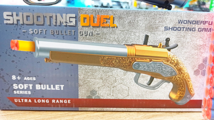 اسباب بازی تفنگ تیر اسفنجی