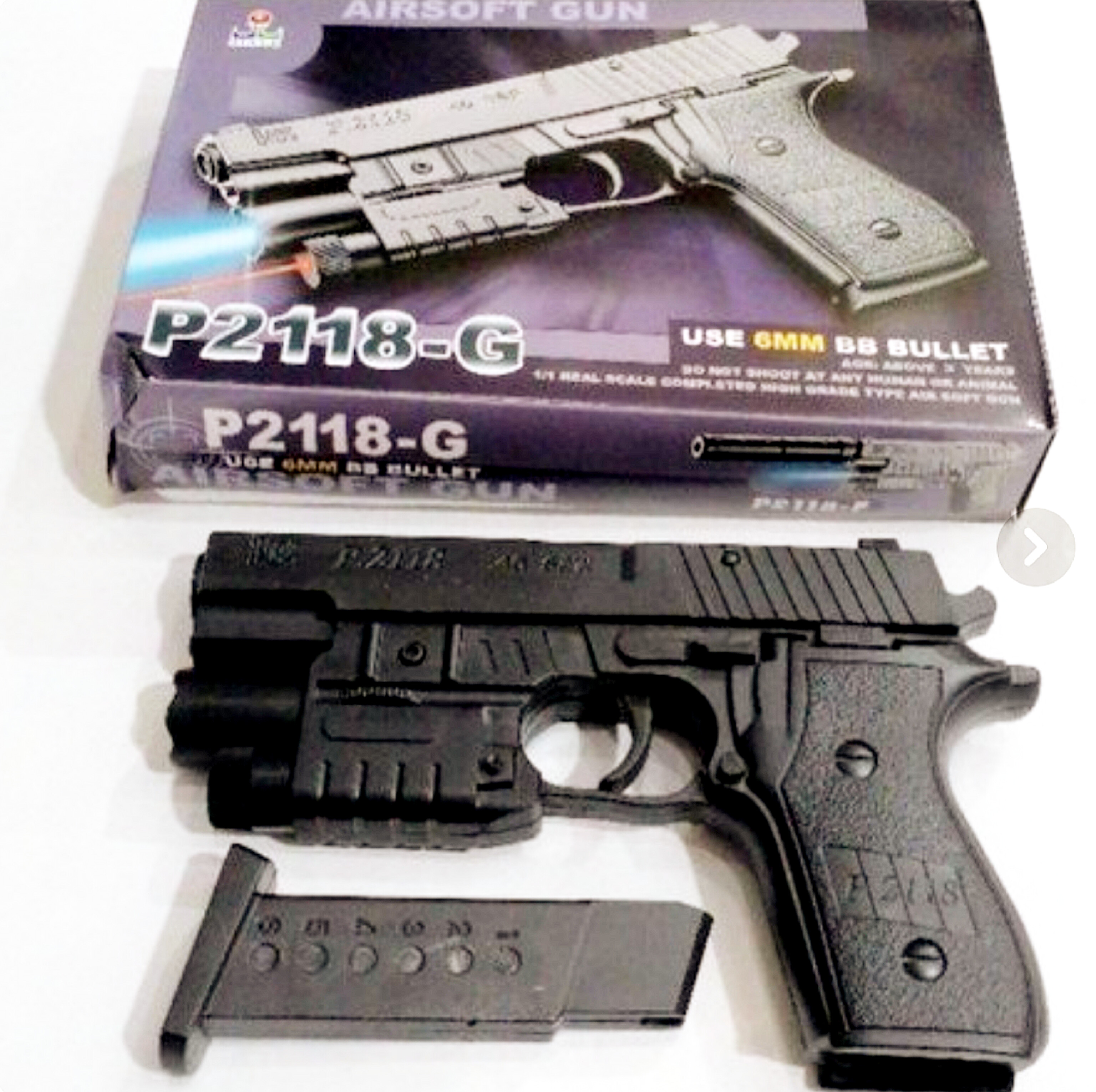 اسباب بازی کلت ساچمه ای