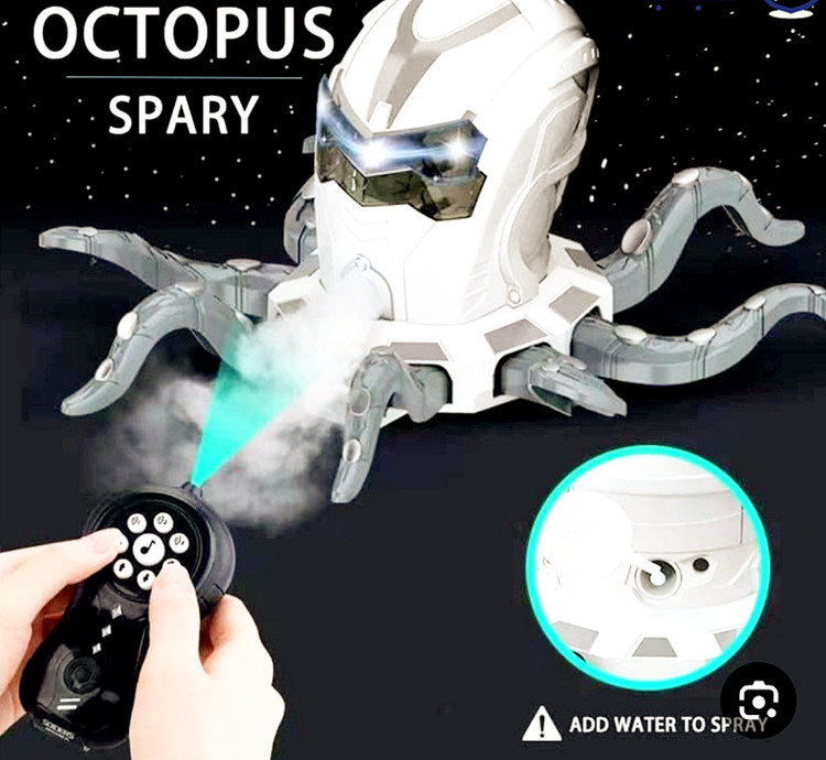 اسباب بازی هشت پای دودزا کنترل شارژی