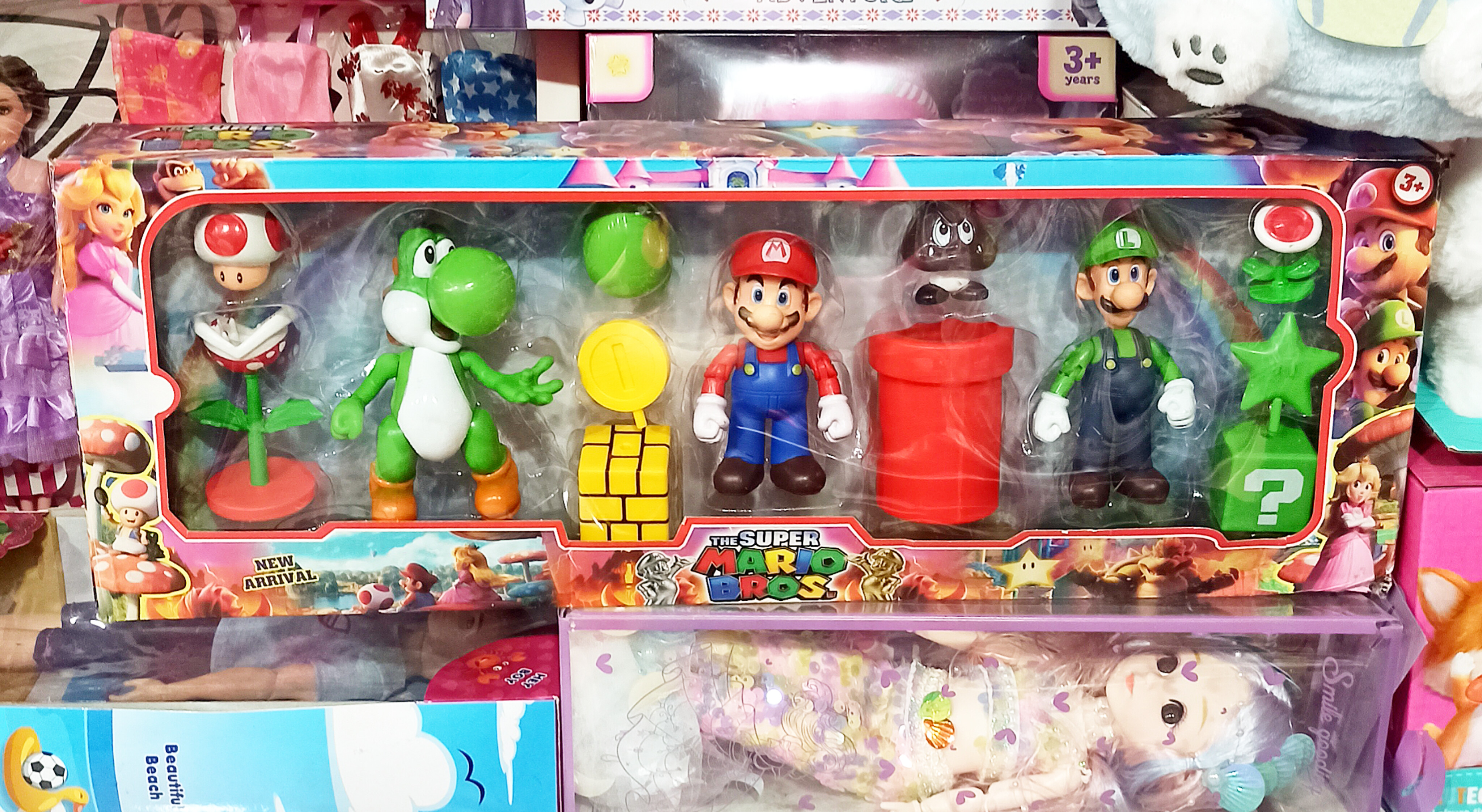 اسباب بازی فیگور سوپر ماریو و دوستان