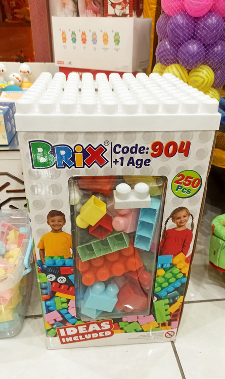 اسباب بازی خانه سازی سطلی Brix