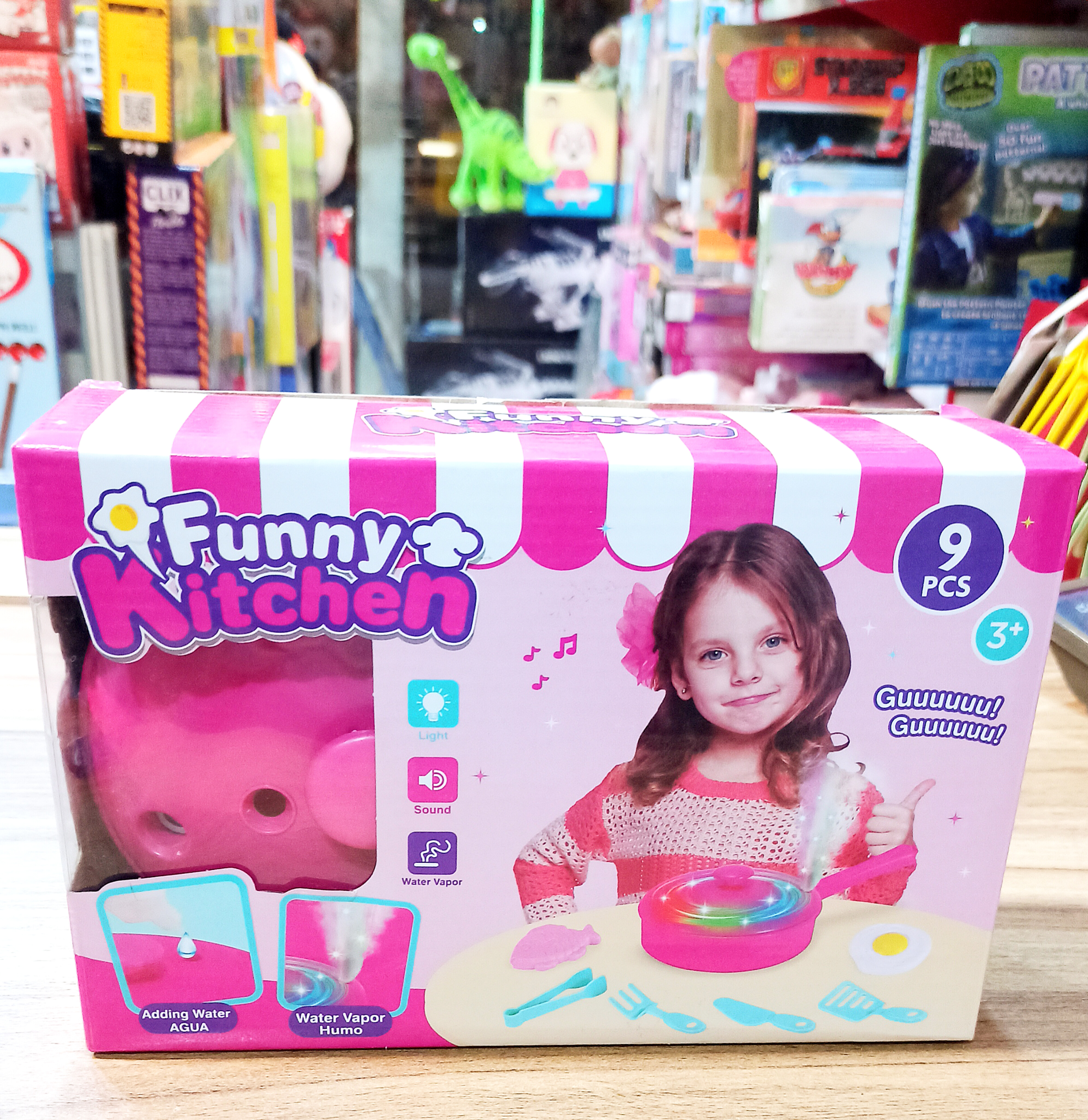 اسباب بازی ماهی تابه باطری خور