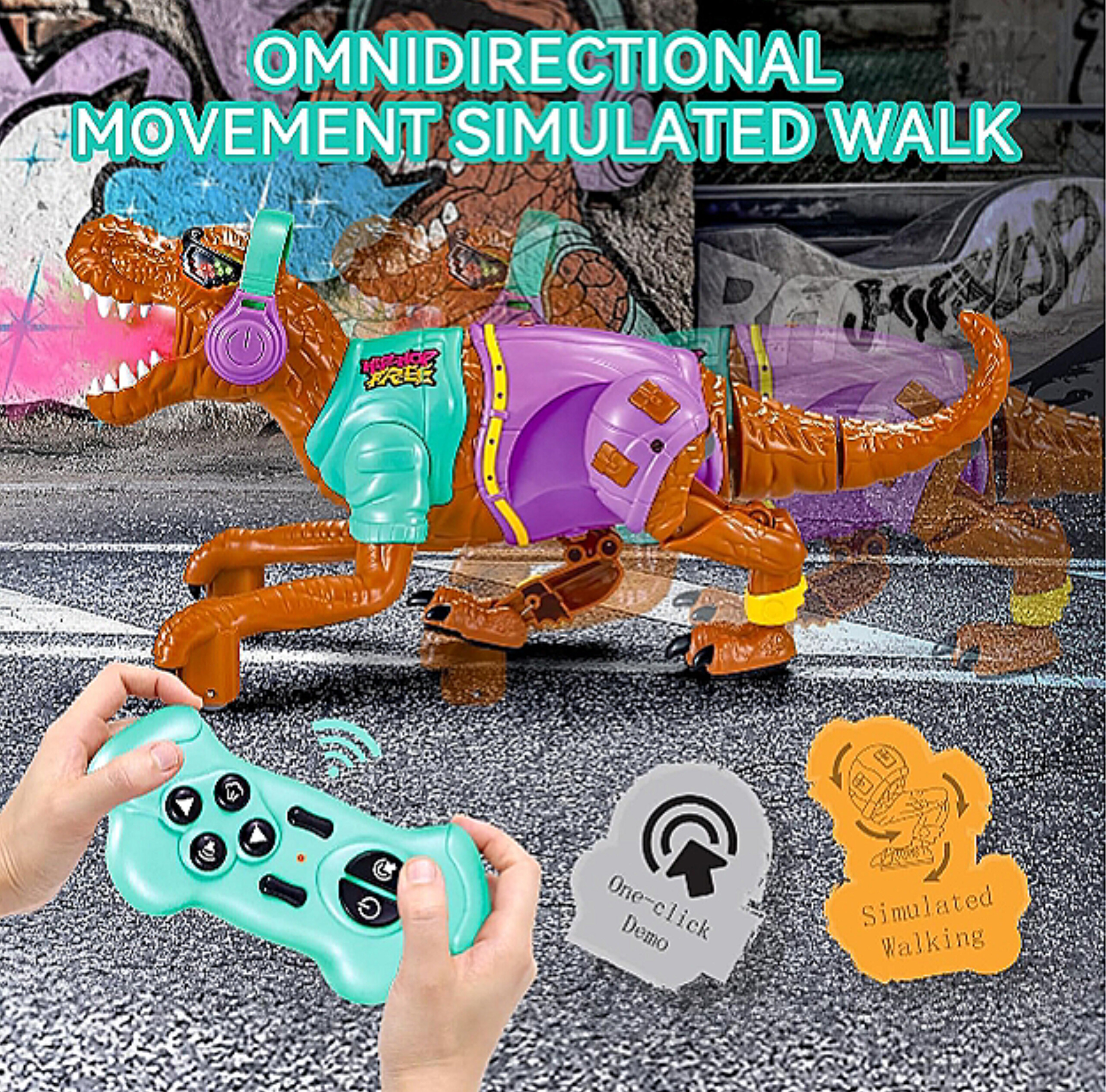 اسباب بازی دایاناسور کنترلی