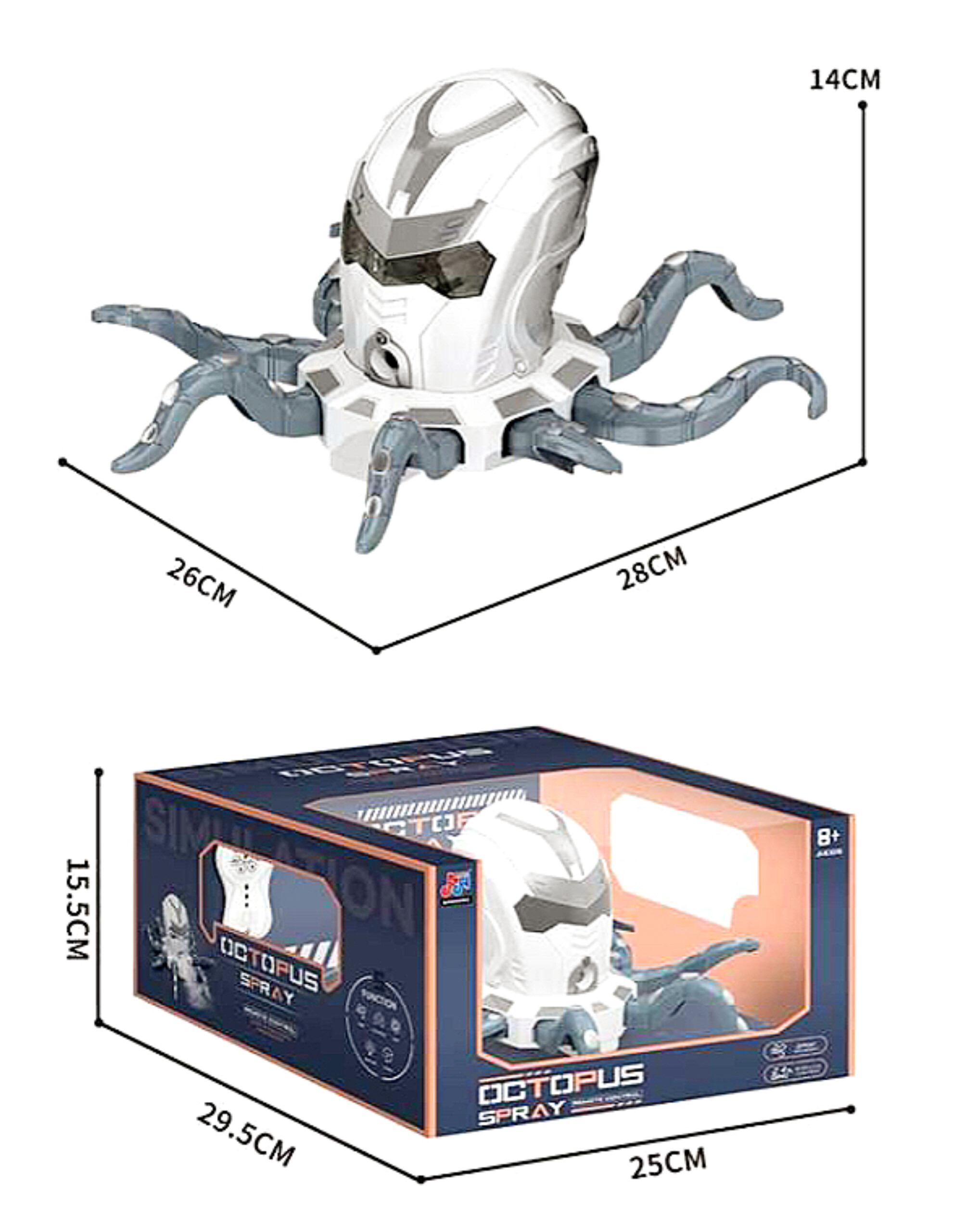 اسباب بازی اختاپوس کنترلی دودزا