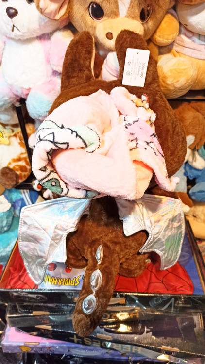 عروسک لبوبو خزی پتو دار