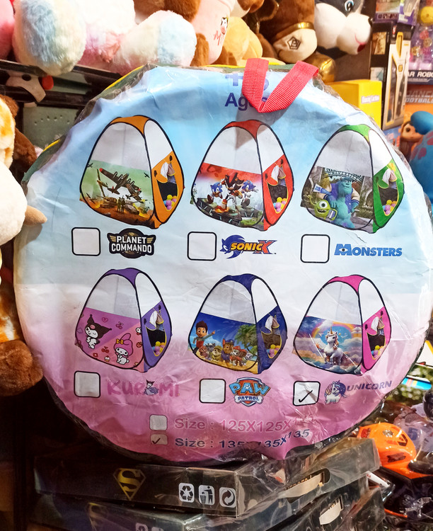 چادر بازی کودک طرح اسب تک شاخ