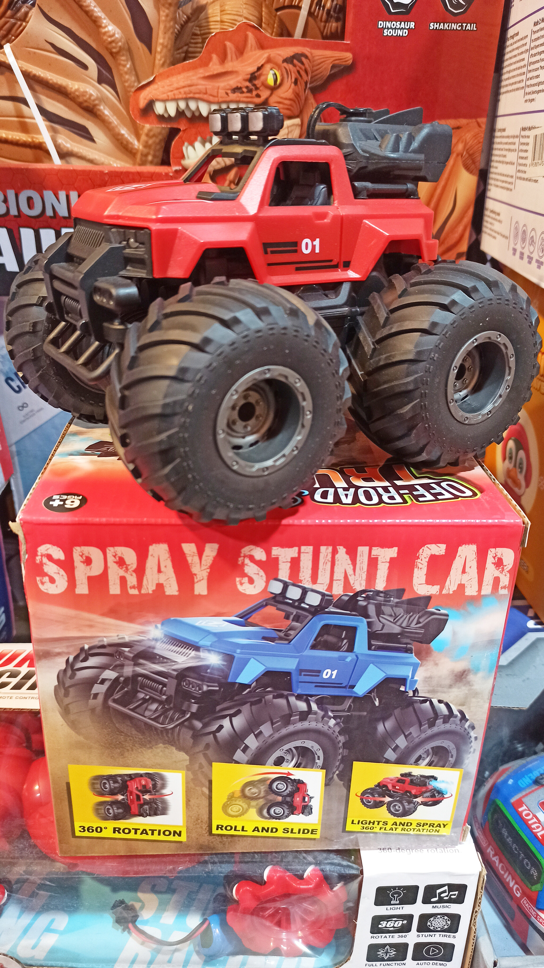 اسباب بازی ماشین آفروید کنترل شارژی دودزا