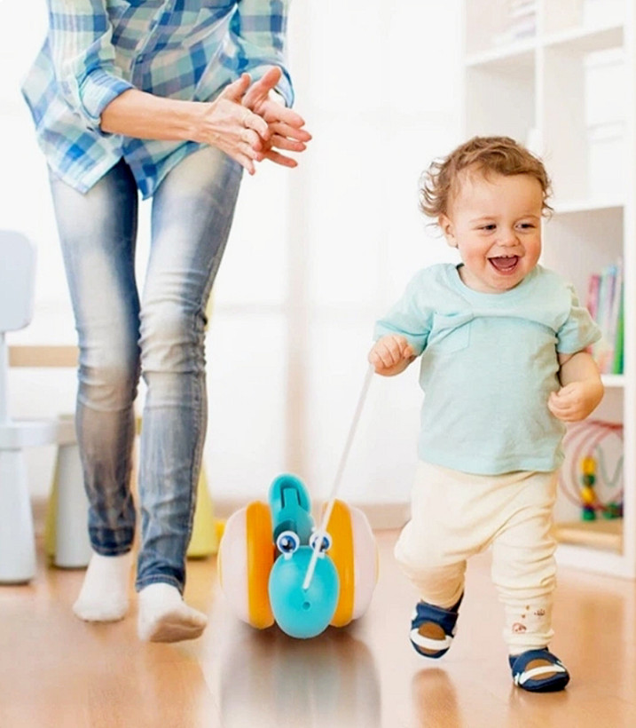 اسباب بازی حلزون بندکش باتری خور موزیکال